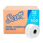 Papel Higienico Rolo Scott Fs 300m Cx 12un